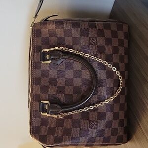 Louis Vuitton Damier Ebene Speedy 25 Bag
